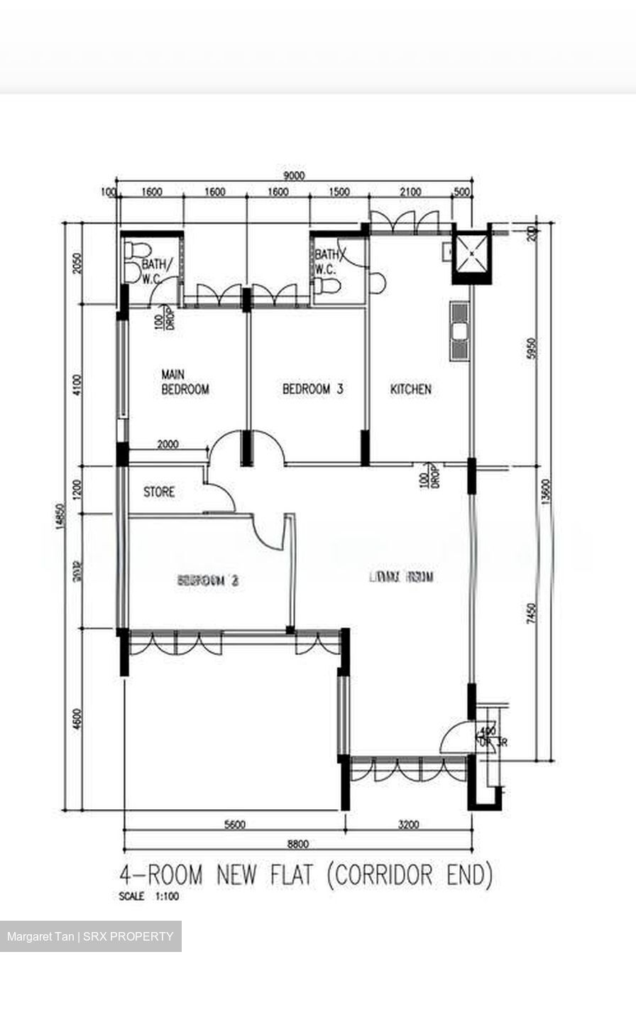 Blk 401 Harmony View (Hougang), HDB 4 Rooms #589261671